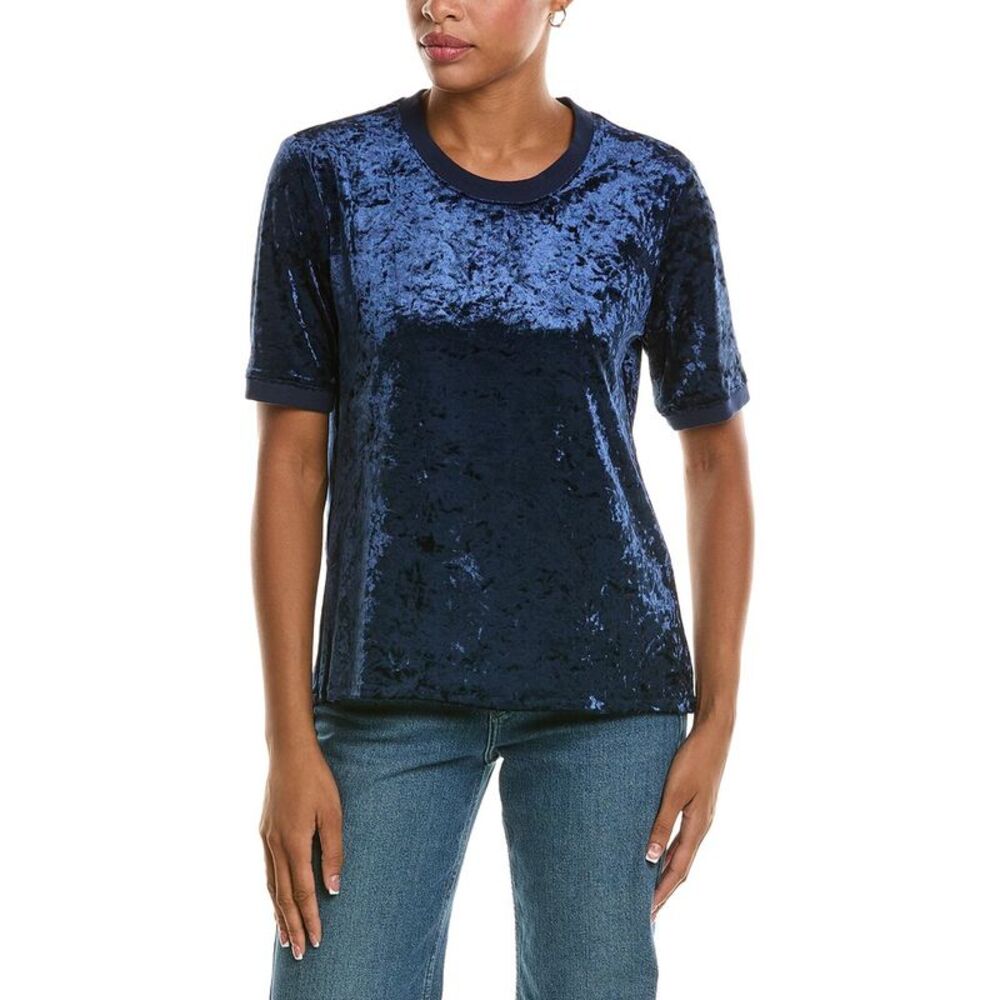 Johnny Was Womens Velvet T-Shirt